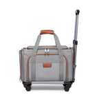 HB PET Portable Dog Travel Bag Airline-Approved Pet Trolley Case