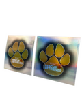 Rescue Retriever® Reflective Pet Alert Safety Sticker 2 Pack | Pets Inside Fire Rescue Decal| Window Door Sign | Designed by a Firefighter