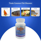 Fish Dox 100mg Capsules for Aquarium Fish – 30 Count – Water Care Support