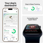 Fi Series 3+ Smart GPS Dog Tracker Collar Health Monitor Waterproof LED