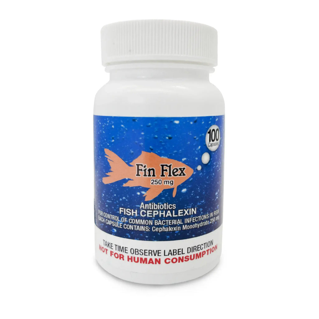 Fish Ceph 250mg Capsules for Aquarium Fish – 100 Count – Water Care Support