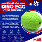 Dinosaur Egg Dog Chew Toy & Treat Dispenser - USA Made | SodaPup