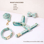 Blue Blossom Floral Set