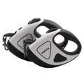 Pet Dog Automatic Retractable Fiber Night Safety LED Automatic Leash