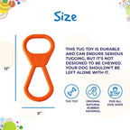 Pop Top Rubber Tug Toy for Interactive Play | Heavy Chewers | USA Made | SodaPup