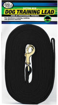 Four Paws Cotton Web Dog Training Lead - Black