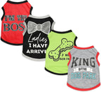 Small Dog Shirts — Cute Puppy Clothes for Chihuahua, Yorkie & Small Breeds | 4-Pack
