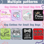 Small Dog Shirts — Cute Puppy Clothes for Chihuahua, Yorkie & Small Breeds | 4-Pack
