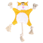 Dog Toys, Stuffed, Chewing, Plush, Squeaky Animal Pet Toys, Puppy, Fox, Squirrel, Dog, Cat, Chewing, Squeaky Toys, Pet Supplies