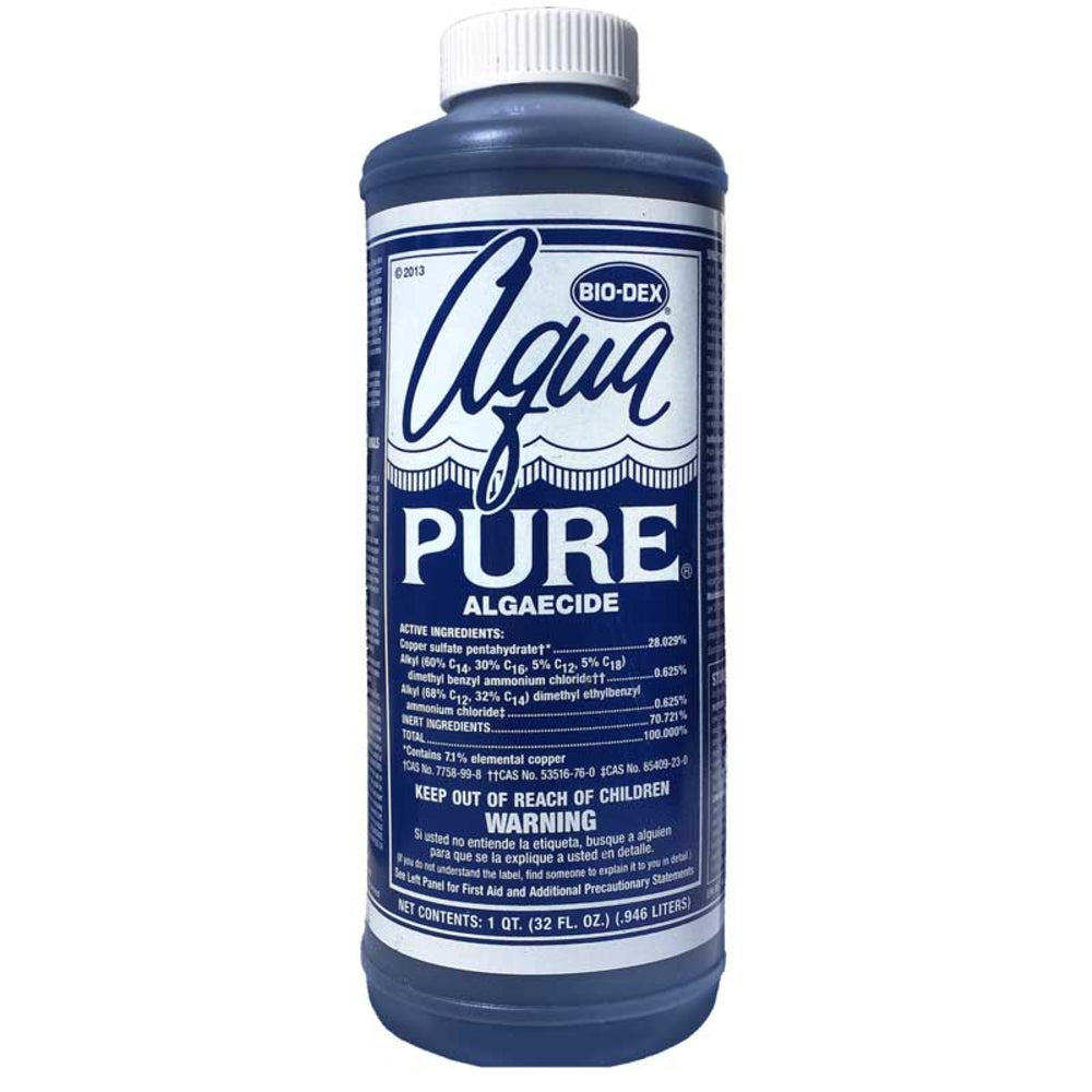 Algaecide | Bio-Dex | Aqua Pure Algaecide | 32 Oz | HDPE Bottle