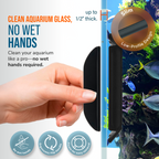 Flipper Edge Limited Edition Clownfish 2 in 1 Floating Magnetic Aquarium Algae Cleaner (STANDARD)