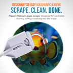 Flipper Platinum NANO Aquarium Algae Scraper 12"