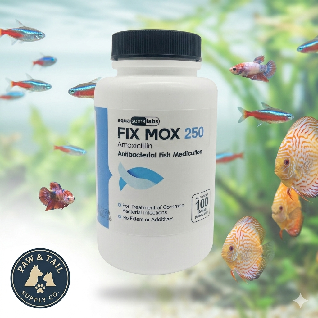 Fish Mox 250mg Capsules for Aquarium Fish – Water Care Support