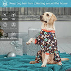 Dog Recovery Pajamas – Space Astronaut Print, UV Pullover for Large Dogs