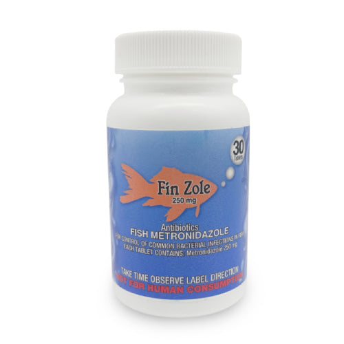 Fish Zole 250mg Tablet for Aquarium Fish – 30 Count – Water Care Support