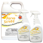 ParvoScrub II – EPA-Registered Super Concentrate Disinfectant for Kennels & Veterinary Use (1 Gal)