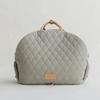 The Verona Luxe Carrier - Quilted Designer Pet Tote-