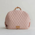 The Verona Luxe Carrier - Quilted Designer Pet Tote-