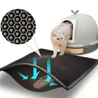 Cat Litter Mat – Waterproof, Double Layer for Clean Floors