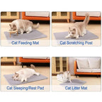 Cat Litter Mat – Waterproof, Double Layer for Clean Floors