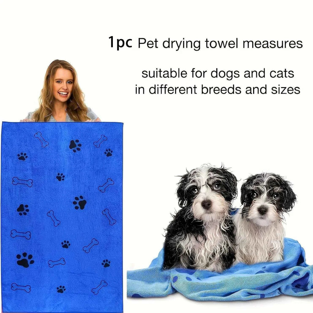 Quick-Drying Microfiber Dog Towel – Super Absorbent & Soft