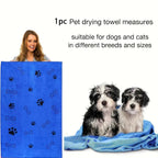 Quick-Drying Microfiber Dog Towel – Super Absorbent & Soft