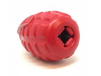 USA-K9 Grenade Rubber Dog Chew Toy | K9 Handler eDispenser Toy | Red & Blue | USA Made