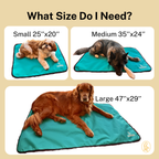 Ultralight Portable Dog Settle Mat: Water-Resistant, USA-Made Place Training Mat
