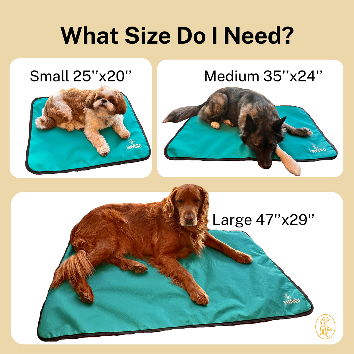 Ultralight Portable Dog Settle Mat: Water-Resistant, USA-Made Place Training Mat