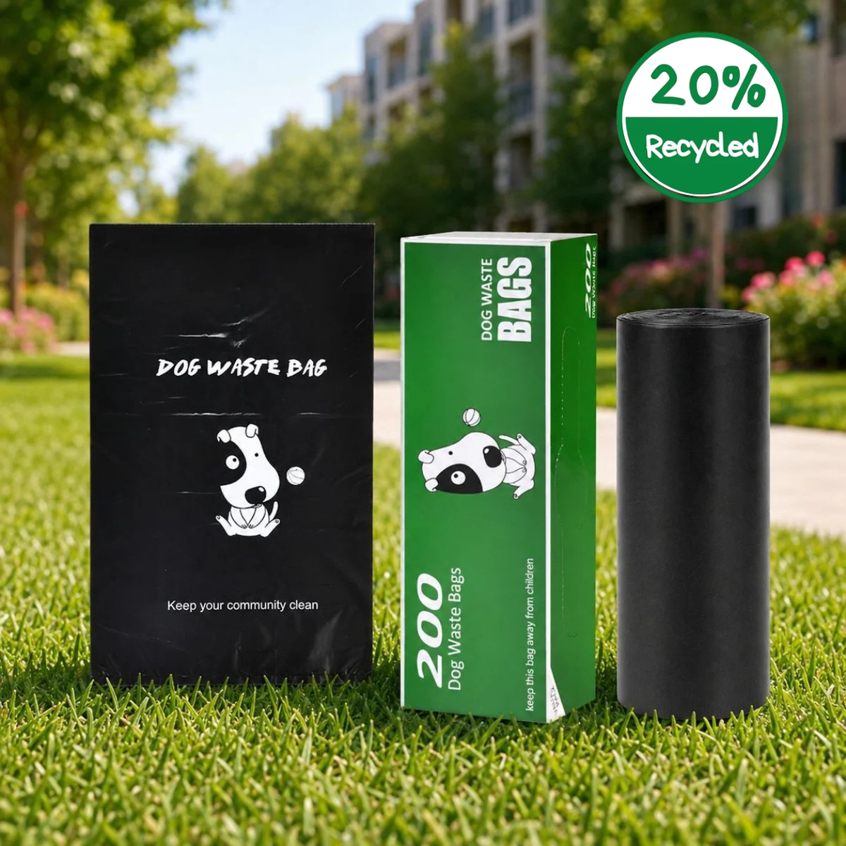 20% Recycled Roll Bags
