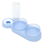 Automatic Pet Feeder and Water Fountain Double Bowl