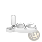 Automatic Pet Feeder and Water Fountain Double Bowl