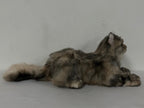 Plush American Tabby Cat Longhair-Handmade Life-Size Companion & Pet Memorial