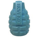 USA-K9 Grenade Rubber Dog Chew Toy | K9 Handler eDispenser Toy | Red & Blue | USA Made