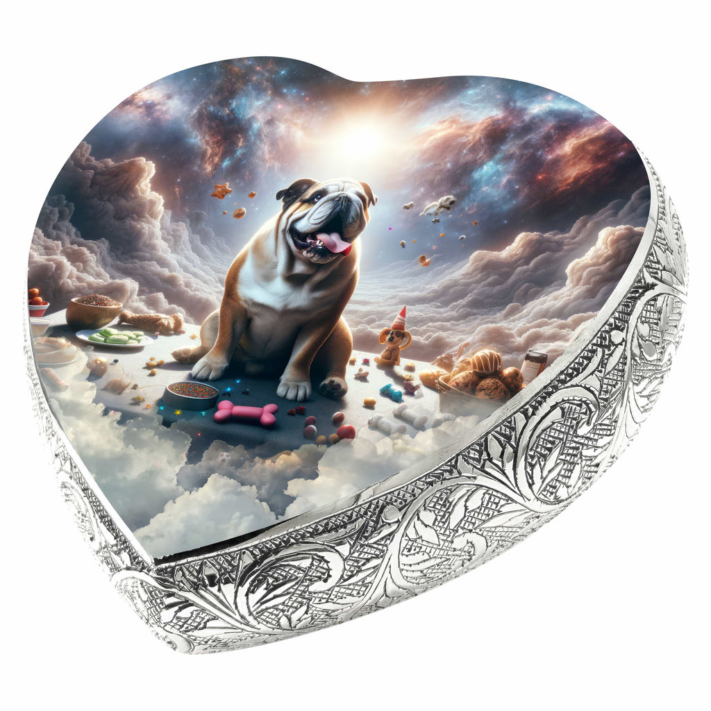 Bulldog Dog Urn - Cosmic Charm Urn for Dog Ashes