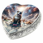 Bulldog Dog Urn - Cosmic Charm Urn for Dog Ashes