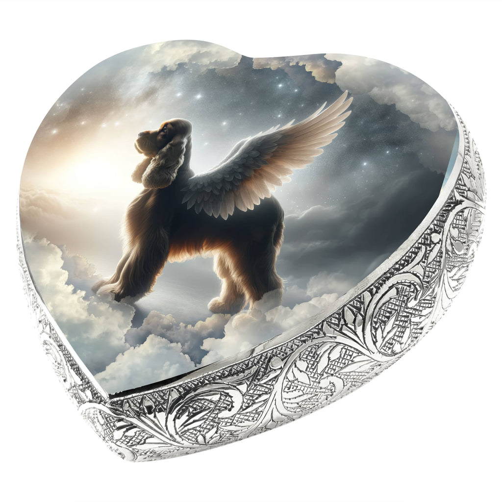 Cocker Spaniel Dog Urn - Twilight Haze Urn for Dog Ashes