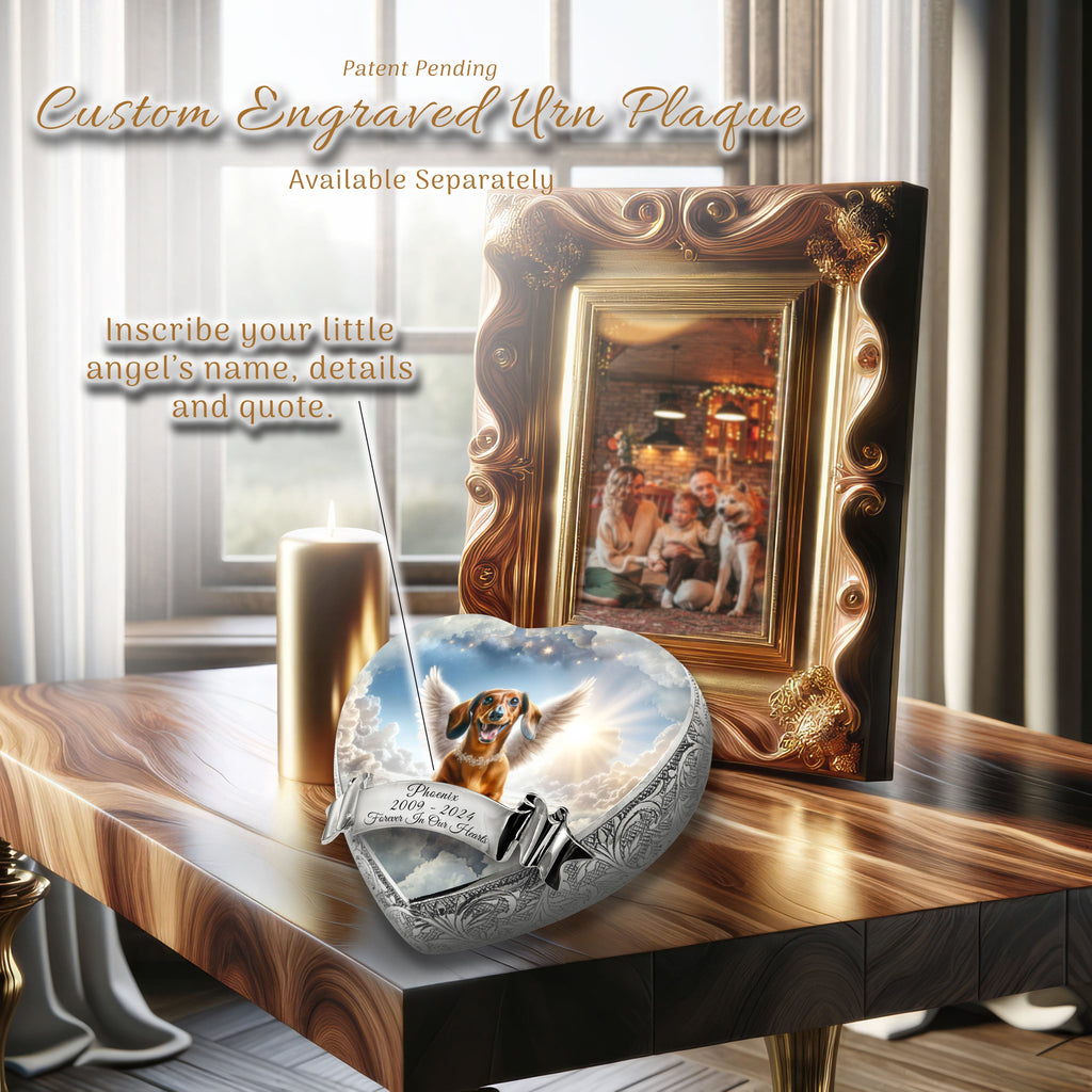 Dachshund Dog Urn - Celestial Majesty Urn for Dog Ashes