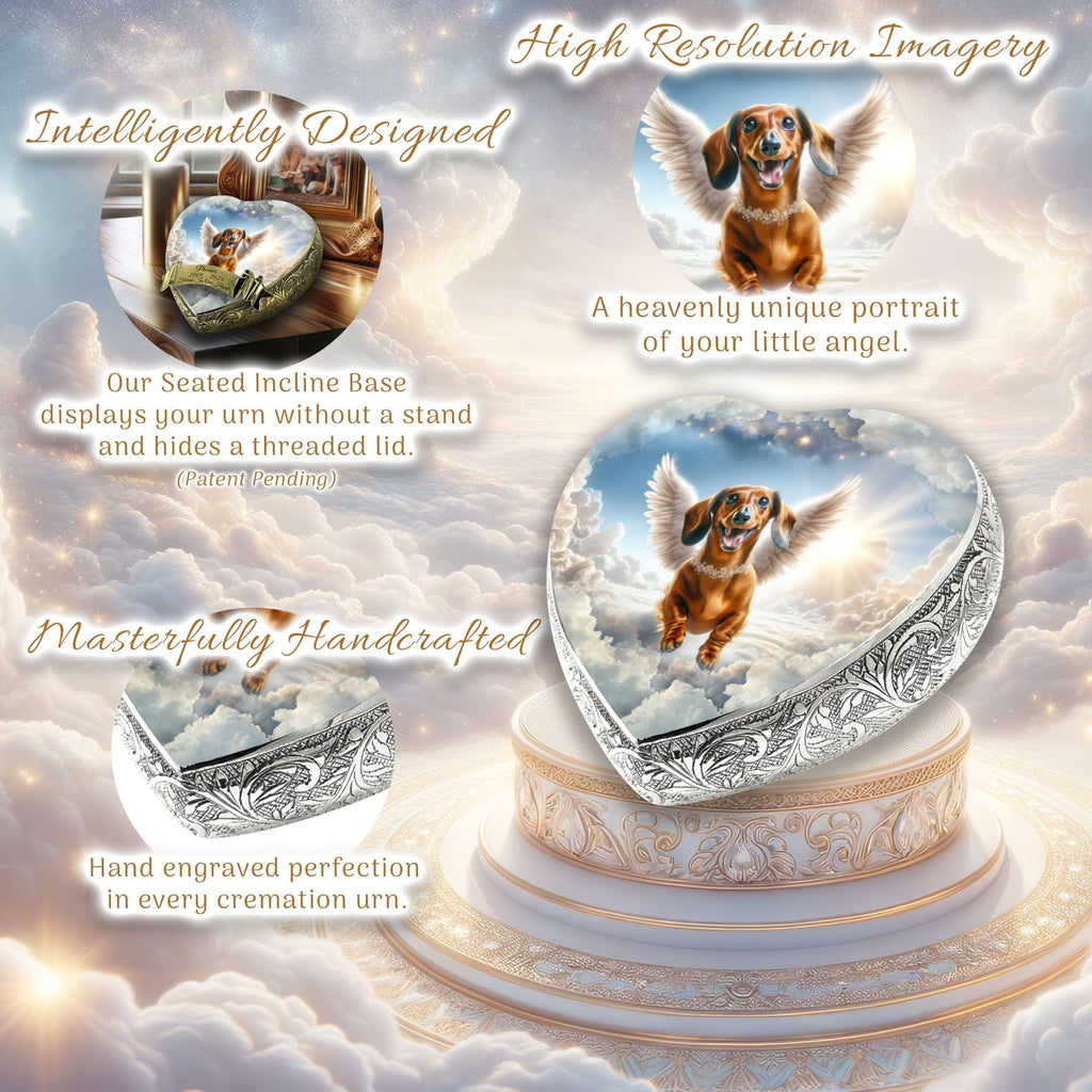 Dachshund Dog Urn - Celestial Majesty Urn for Dog Ashes