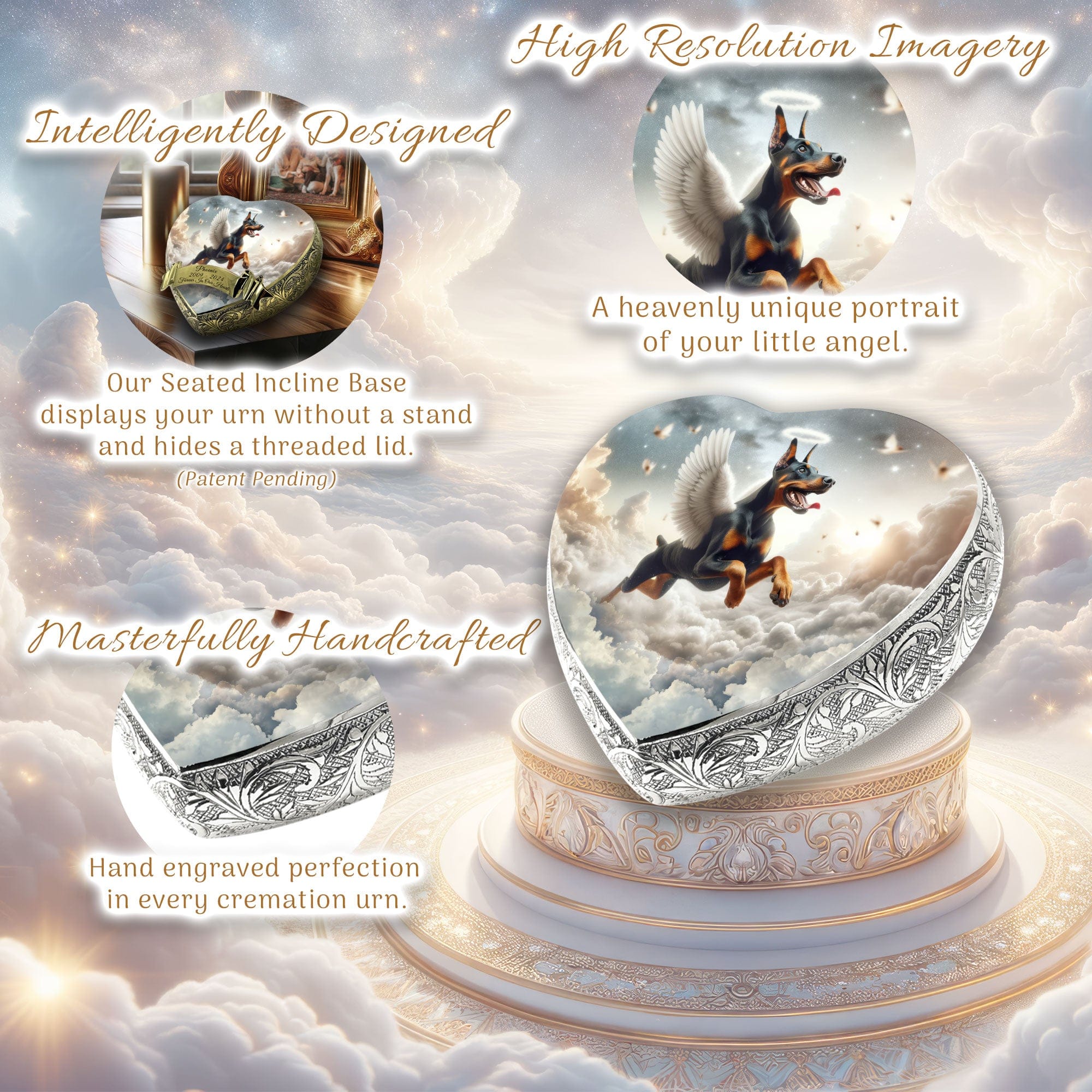 Doberman Pinscher - Edenic Splendor Dog Urn