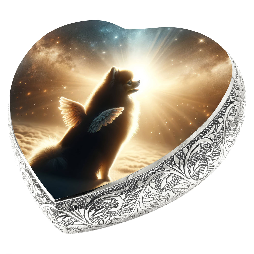 Pomeranian Dog Urn - Elysian Twilight Urn for Dog Ashes