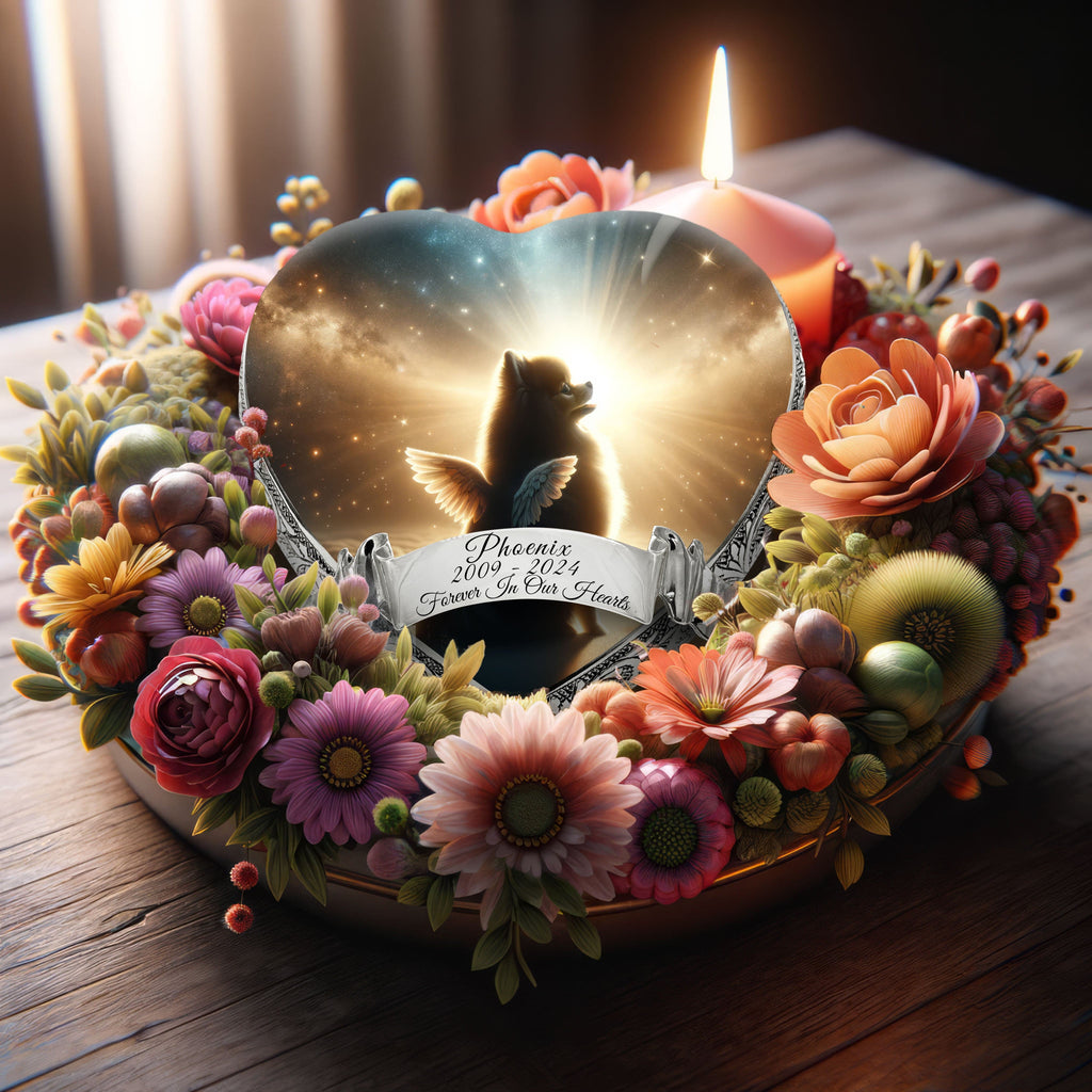 Pomeranian Dog Urn - Elysian Twilight Urn for Dog Ashes