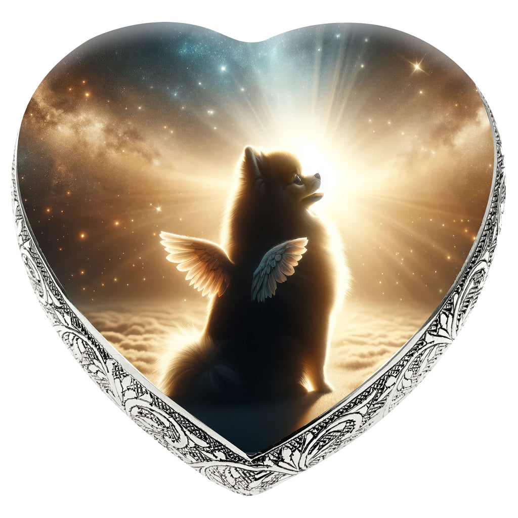 Pomeranian Dog Urn - Elysian Twilight Urn for Dog Ashes