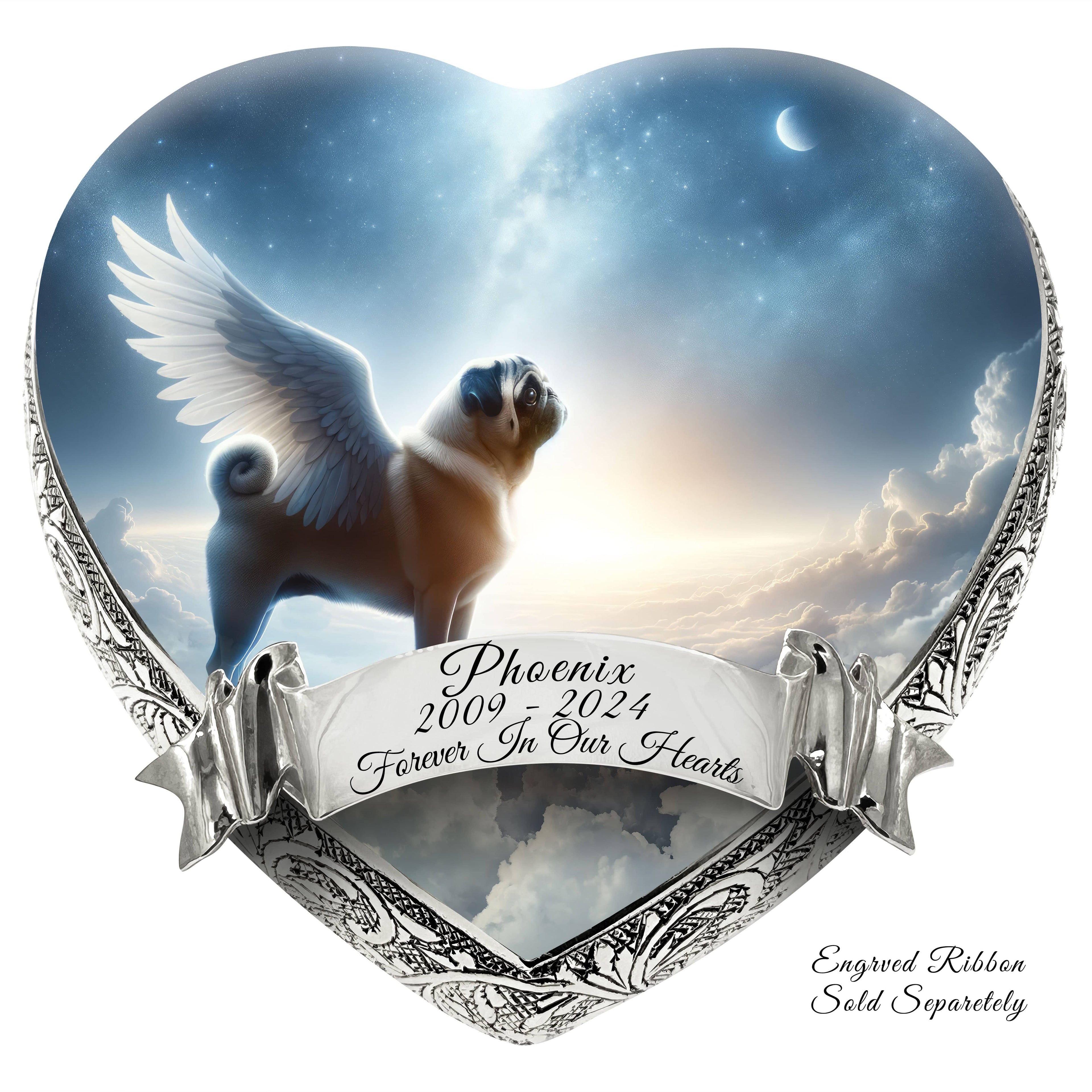 Pug Dog Urn - Astral Awe Urn for Dog Ashes