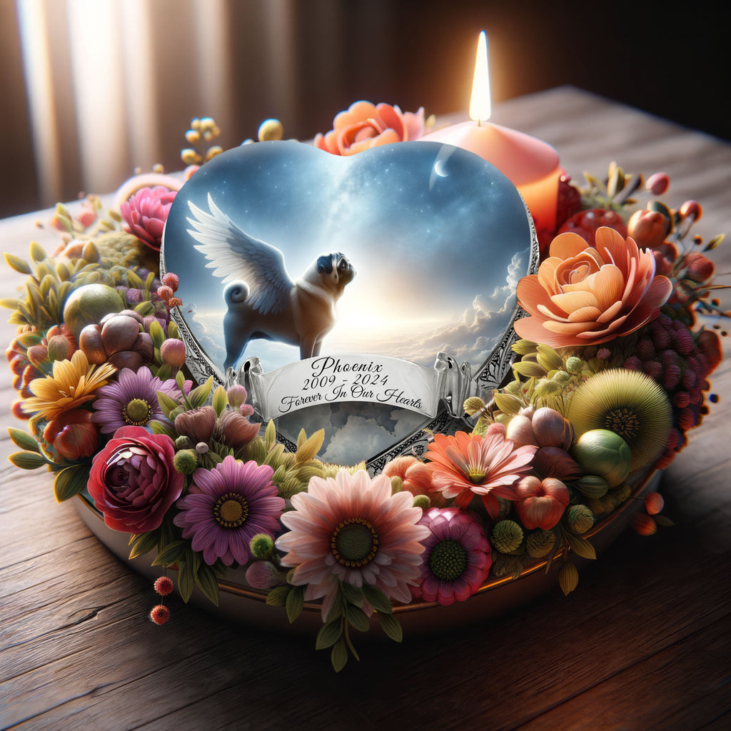 Pug Dog Urn - Astral Awe Urn for Dog Ashes