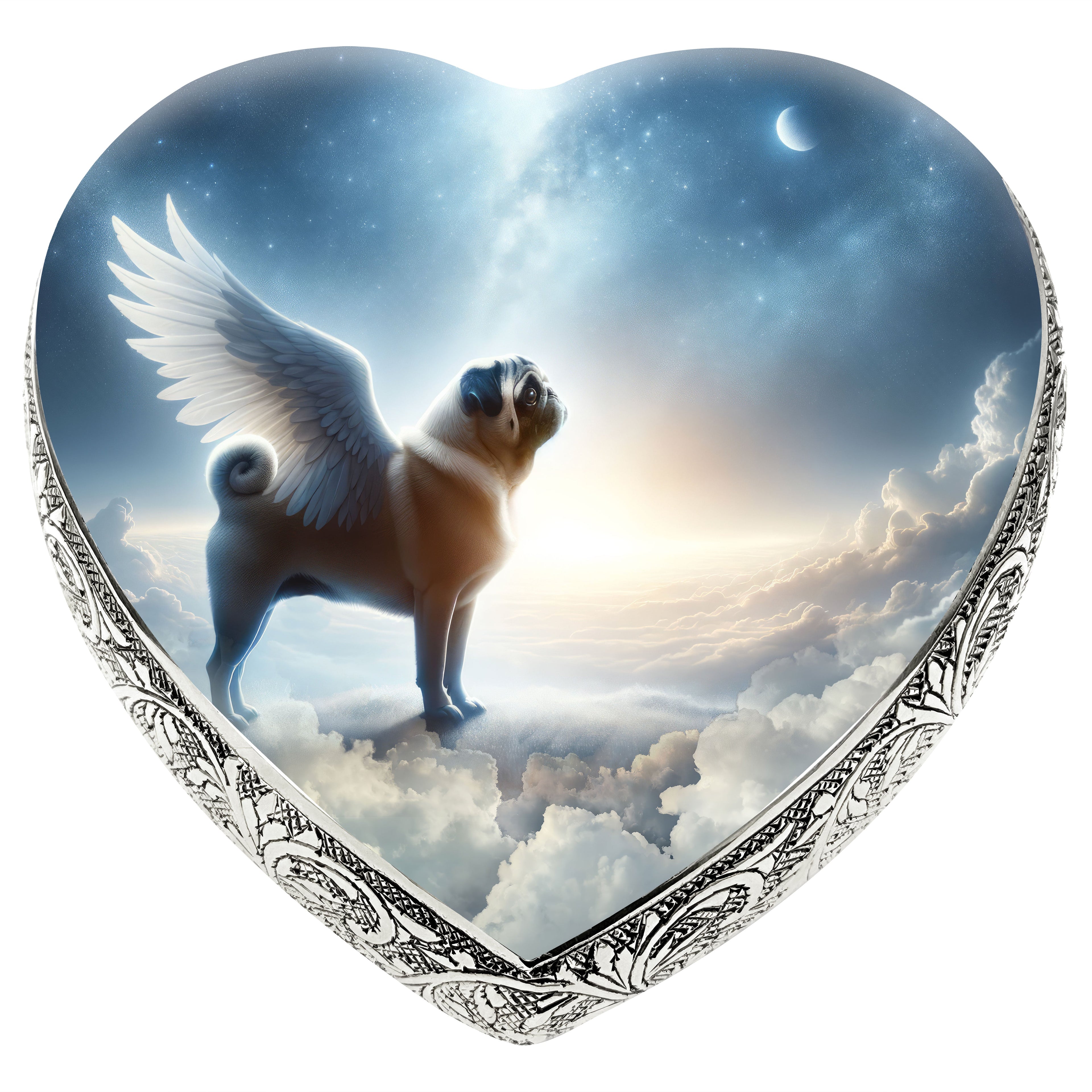 Pug Dog Urn - Astral Awe Urn for Dog Ashes