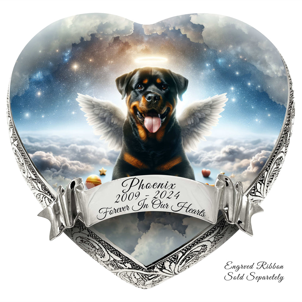 Rottweiler Dog Urn - Galaxy Glaze Urn for Dog Ashes