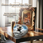 Rottweiler Dog Urn - Galaxy Glaze Urn for Dog Ashes