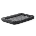 Midwest QuietTime Sheepskin Pet Bed Gray 36x23