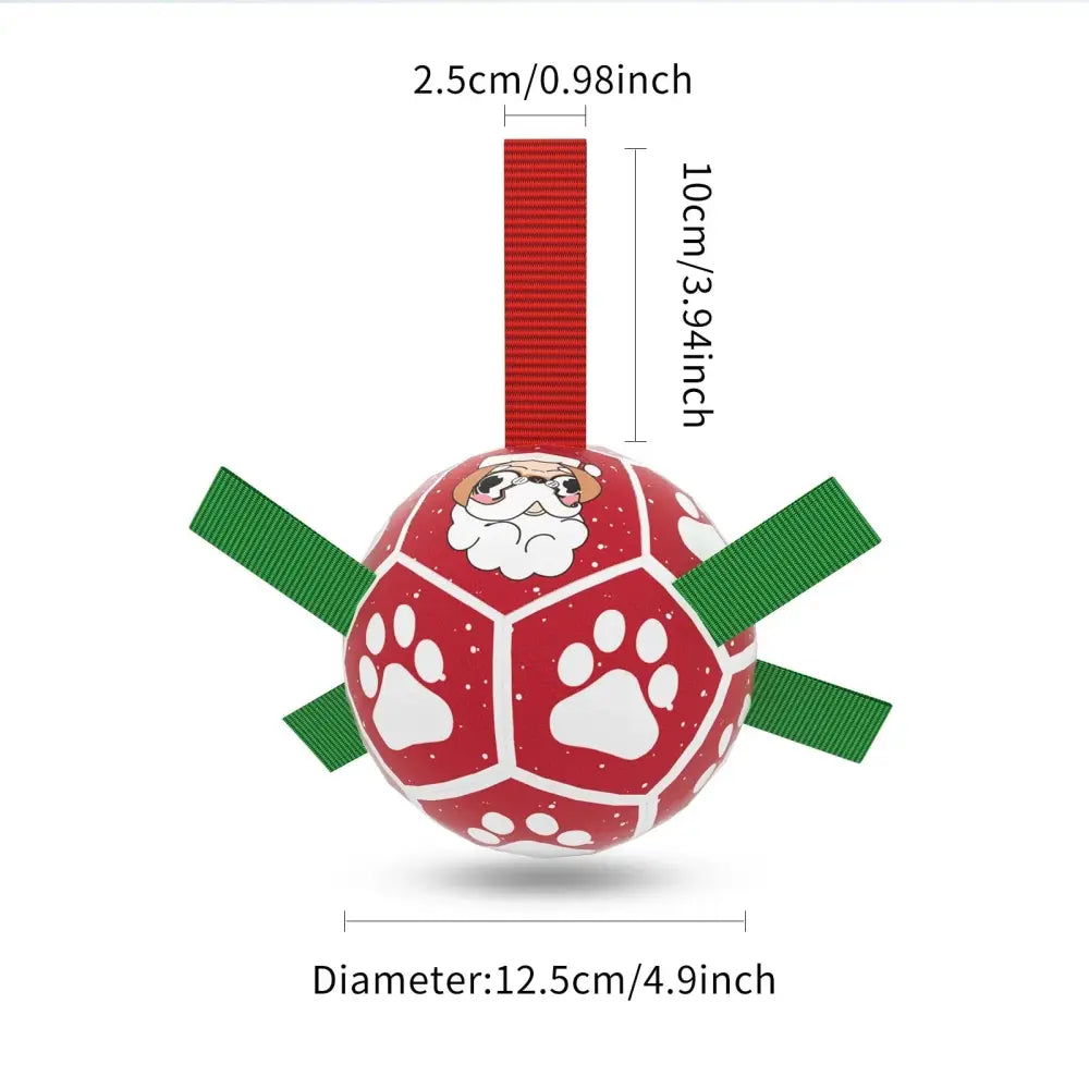 Interactive Halloween Dog Soccer Ball with Grab Tabs